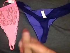 Jerk wanting with the addition of cum on wife's pants for her involving wear long run